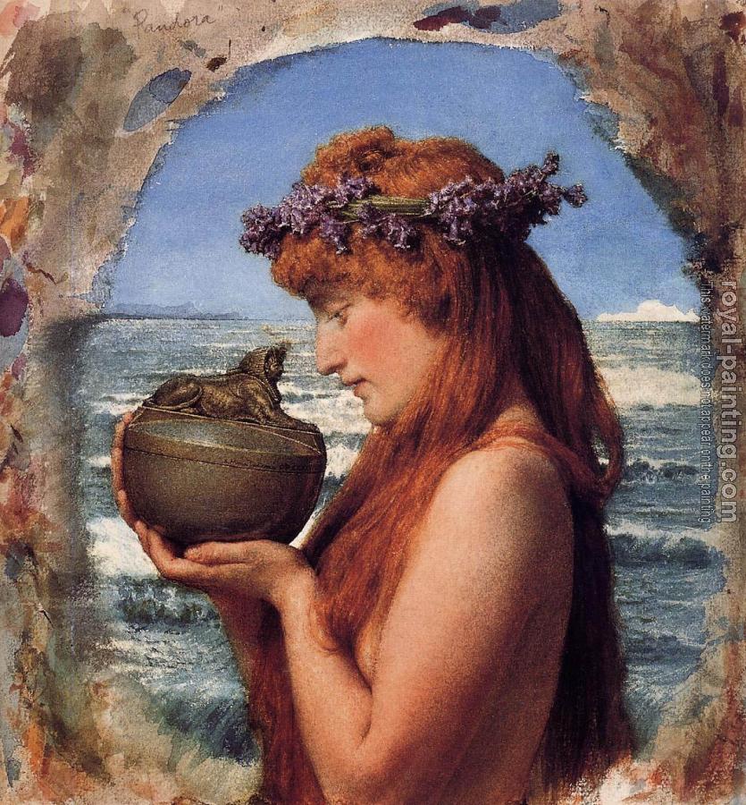 Sir Lawrence Alma-Tadema : Pandora